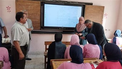 مدير تعليم الغربية يتابع سير الدراسة بمدارس كفرالزيات 