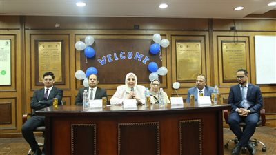 حفل استقبال الطلاب الجدد بكلية الطب البشري في جامعة الفيوم