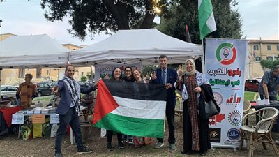 مظاهرة ثقافية وشعرية في حب فلسطين وإشادة بتغطية بموقع الوفد