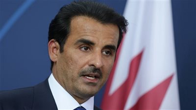  أمير قطر: العدوان الإسرائيلى فى المنطقة هو الأشد همجية ويجب التدخل الفوري 