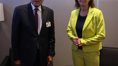   أبو الغيط يلتقي نائبة رئيس الوزراء ووزيرة خارجية سلوفينيا رئيسة مجلس الأمن لشهر سبتمبر