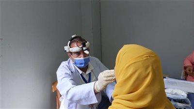 الكشف على 1383 مواطن خلال قافلة الطبية بدمياط  