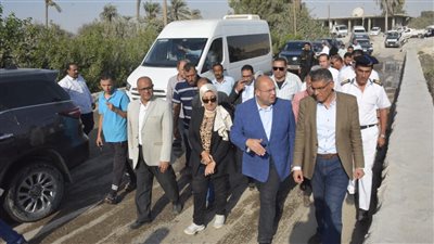 محافظ الجيزة: رصف وتطوير ورفع كفاءة طريق المتربة بأطفيح 