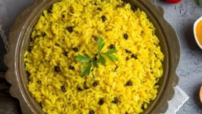 الأرز بالكركم وجوز الهند .. المقادير وطريقة التحضير