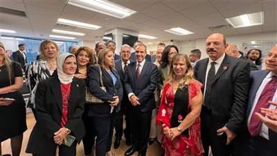 وزير الخارجية والهجرة يلتقي بعض ممثلي الجالية المصرية بنيويورك 