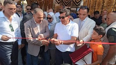 وزير الشباب والرياضة يفتتح الملعب الخماسي بنادي «غار حراء» بالشرقية