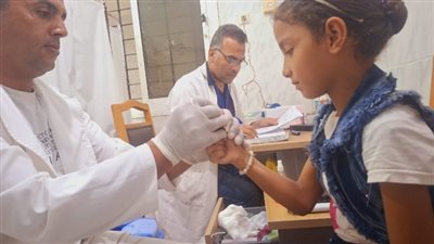 فحص 1800 مريض بقافلة أبوطاحون بأولاد صقر بالشرقية 