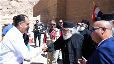 رئيس الوزراء يزور وادى دير سانت كاترين