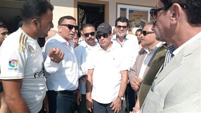 وزير الرياضة يفتتح المشروعات الاستثمارية والانشائية بنادي أولاد صقر