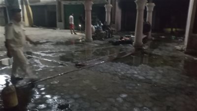 إصابة أثنين بإختناق وتلفيات بـ3 محلات في حريق ببني سويف