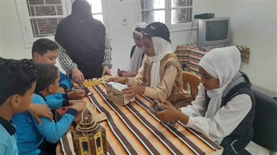   قنا: مركز شباب أبو حمودي ينظم مسابقة أعمال فنية علي الاركيت