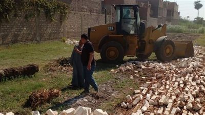 ازالة فورية لحالات تعدى بمركز نجع حمادي بقنا 