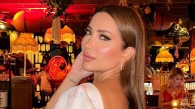 نسرين طافش تطل بالأصفر المرصع