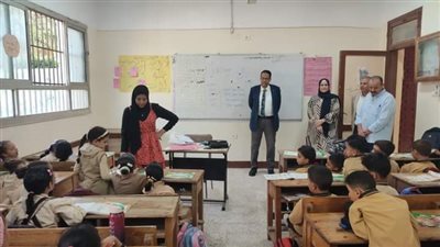 وكيل تعليم الغربية يتابع مدارس قرية نواج بشرق طنطا