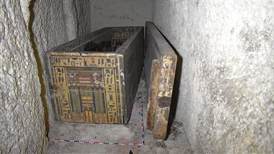 اكتشاف حجرة دفن ابنة حاكم إقليم أسيوط 