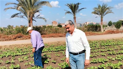 وكيل زراعة الغربية يتفقد عمل الإدارات بالمراكز والمدن