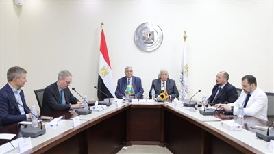 لقاء مصري سويدي بوزارة التعليم العالي