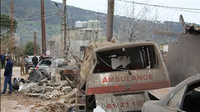 لبنان: استشهاد 7 مسعفين من الهيئة الصحية الإسلامية في غارة إسرائيلية 