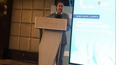 سحر السنباطي تشارك في مؤتمر إطلاق المراجعة الاستراتيجية للجنة المساعي الحميدة 