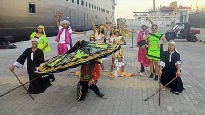 هيئة ميناء الإسكندرية تستقبل الباخرة هزلندا 