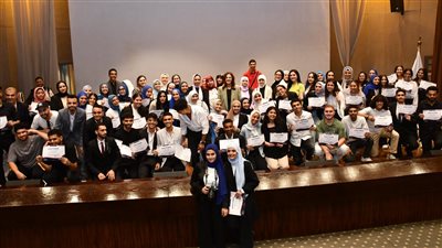 حفل استقبال الطلاب الجدد في إعلام عين شمس (صور) 