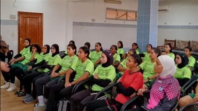 محاضرة الإعداد النفسي لفريق الكرة النسائية بالمقاولون العرب