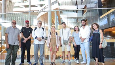 مهرجان الإسكندرية السينمائي يبهر ضيوفه بجولة تاريخية 