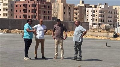 متابعة مستمرة لأعمال الخدمات بالقاهرة الجديدة 