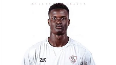 الغينى جيفرسون ينتظم فى تدريبات الزمالك الجماعيه 