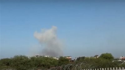 تصاعد دخان ضربات الاحتلال الإسرائيلي قرب مطار بيروت