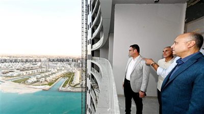  وزير الإسكان يتفقد تشطيب وحدات الأبراج الشاطئية.. ووحدات كمبوند 