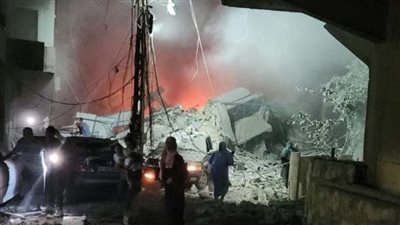 غارة إسرائيلية استهدفت منطقة النبي يونس في الجيّة 