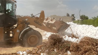 إزالة 6 حالات تعدٍ على الأراضي الزراعية بأبو المطامير 