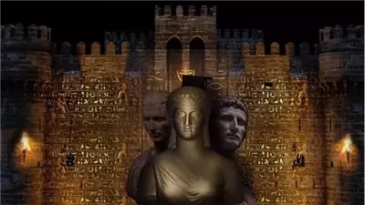 وزير قطاع الاعمال يتفقد مشروع الصوت والضوء بقلعة قايتباى بالإسكندرية 