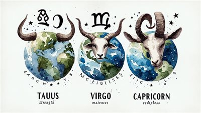 حظك اليوم الإثنين| توقعات الأبراج الترابية.. الثور يفكر كثيرًا