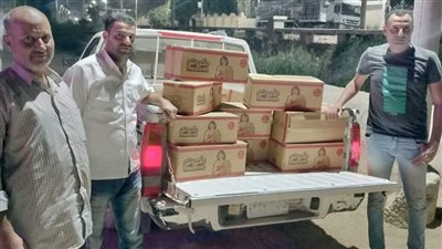 ضبط 600 كيلو مكرونة مجهولة المصدر قبل بيعها بالفيوم 