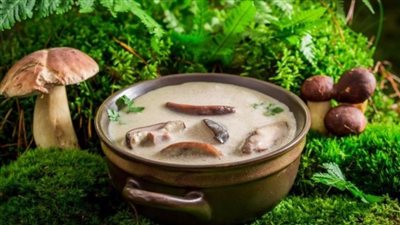 طريقة تحضير شوربة الفطر الطازج الكريمية
