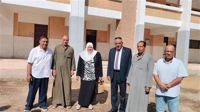 وكيل تعليم الفيوم تتفقد مدرسة الشهيد أحمد عبدالعاطي 