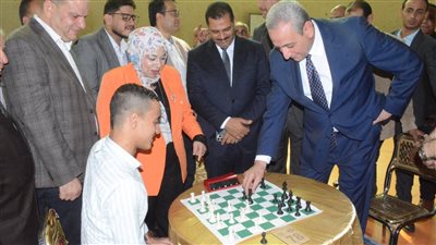 محافظ الغربية يفتتح بطولة الجمهورية لشطرنج المدارس