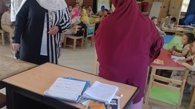 جولة ميدانية لمدير تعليم الفيوم بمدارس غرب