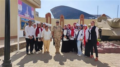 جامعة عين شمس تشارك بالمعرض السابع عشر للثقافات العسكرية 2024