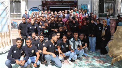 جنوب الوادي تُنظم حفل استقبال للطلاب الجدد بكلية التربية الرياضية 