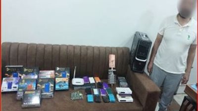  المصنفات تضبط محطة بث تلفزيونى في الدقهلية تعمل بدون ترخيص 