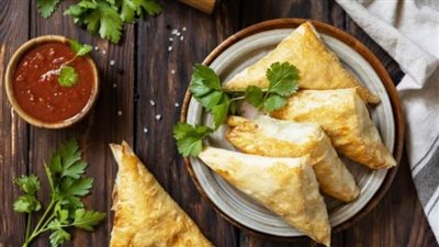 طريقة تحضير  سبموسة الناتشوز