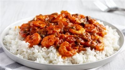 طريقة تحضير الروبيان بصلصة الطماطم الحارة