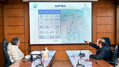 محافظ الدقهلية  يتابع تنفيذ الخريطة العامة بمشروعات مصرف كيتشنر 