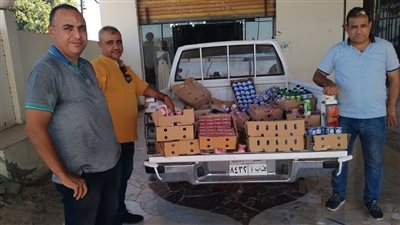 ضبط 1465 عبوة سلع ومنتجات ألبان منتهية الصلاحية بالفيوم 
