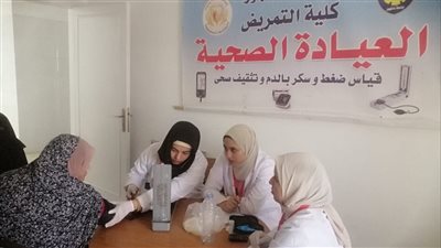 جامعة دمنهور تشارك في القافلة التوعوية بأبو المطامير