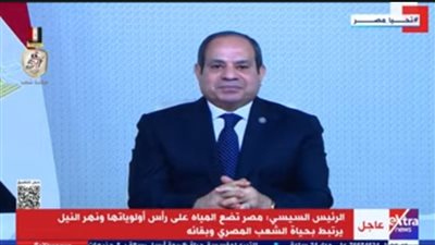 السيسي: نشهد زخمًا لمناقشة قضايا المياه على المستوى القاري