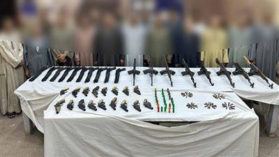 ضبط 27 قضیة اتجار في الأسلحة الناریة